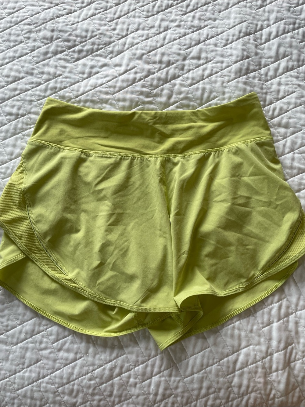 lululemon athletica Lime Green Athletic Shorts